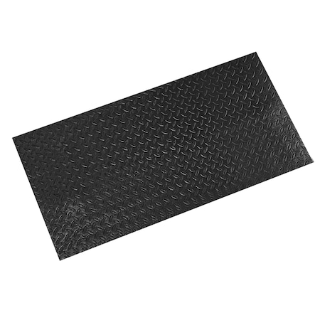 Crown Matting Technologies Antifatigue Mat, 60' L x 3' W, 3/8" Thickness, PVC Foam, Black TS33836KD